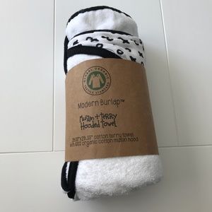 Modern Burlap: Organic Cotton Muslin + Terry Hoode